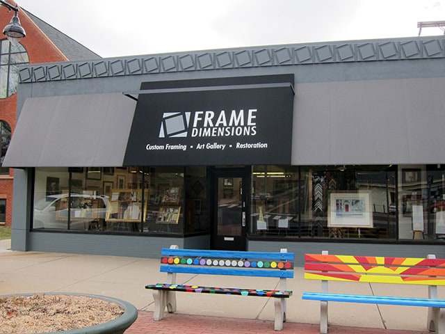 Frame Dimensions - Manchester custom framing